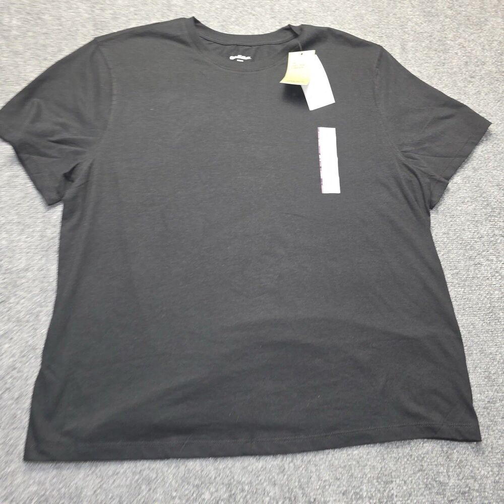 Goodfellow & Co Every Wear Tee Men's XL Black Solid Crew Neck Short Sleeve Tee